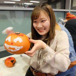 a cute halloween pumpkin